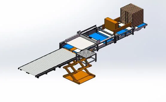 Paper Carton Box Intelligent Fully Automatical Munti Funtion High Speed Carton Box Equipment Manufacturer Roll Logistics Conveyor Belt Chain Cardboard Corrugat